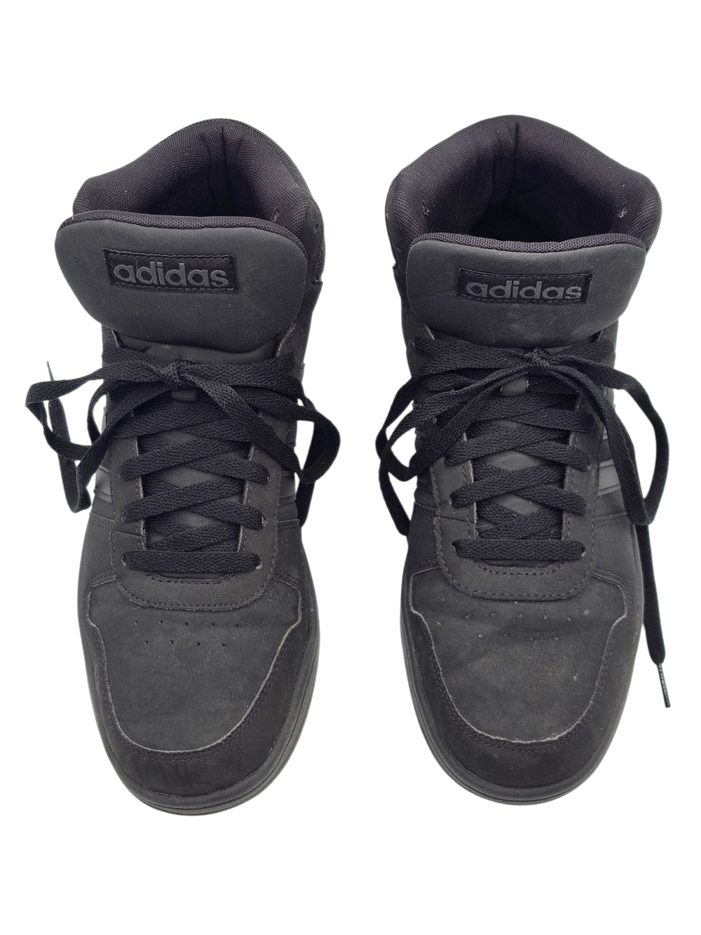 Mens Adidas Black High-Top Sneakers - Picture 4 of 7